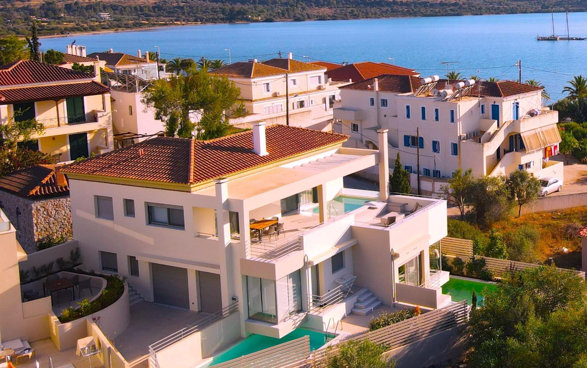 Luxury Houses With Private Pools In Porto Heli By Goutos Properties Kültér fotó